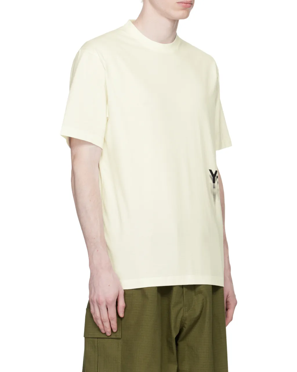 Y-3 Logo Printed Crewneck T-Shirt