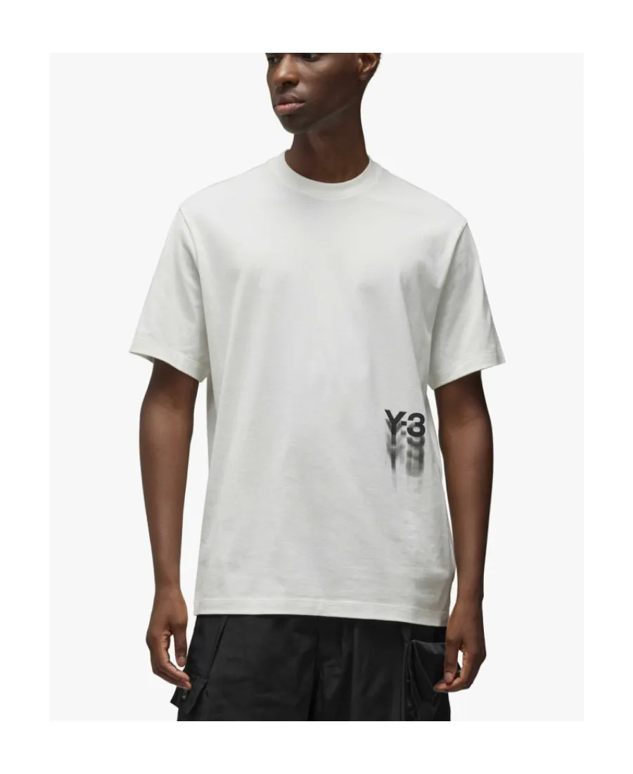 Y-3 Logo Printed Crewneck T-Shirt