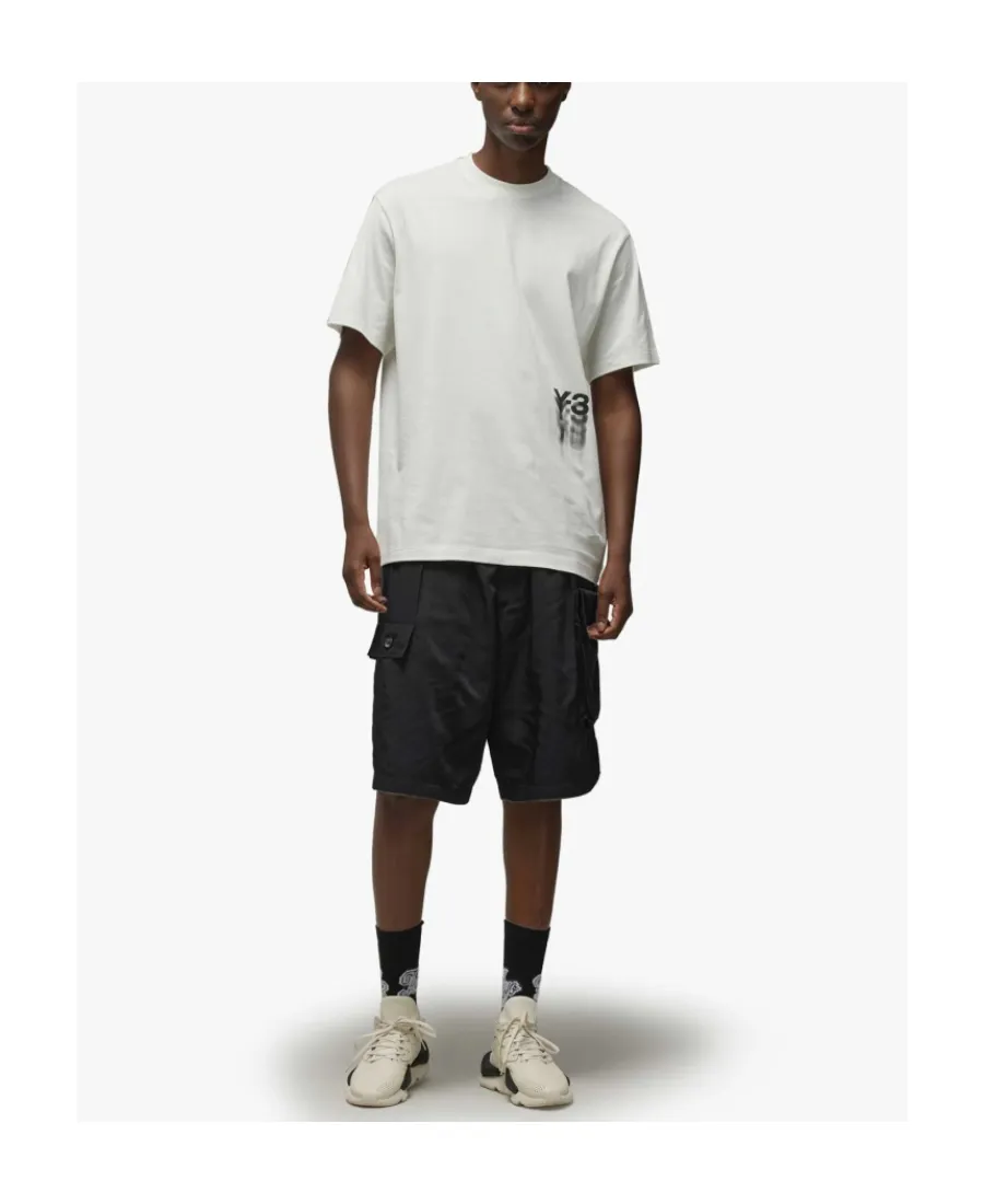 Y-3 Logo Printed Crewneck T-Shirt