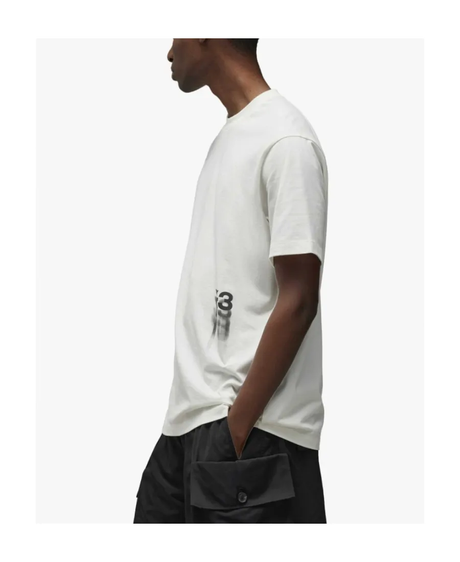 Y-3 Logo Printed Crewneck T-Shirt
