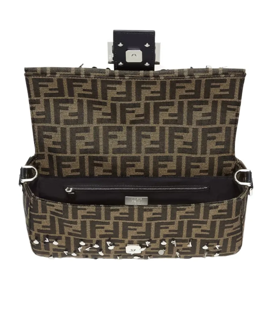 Fendi Sequin Embellished Baguette Bag