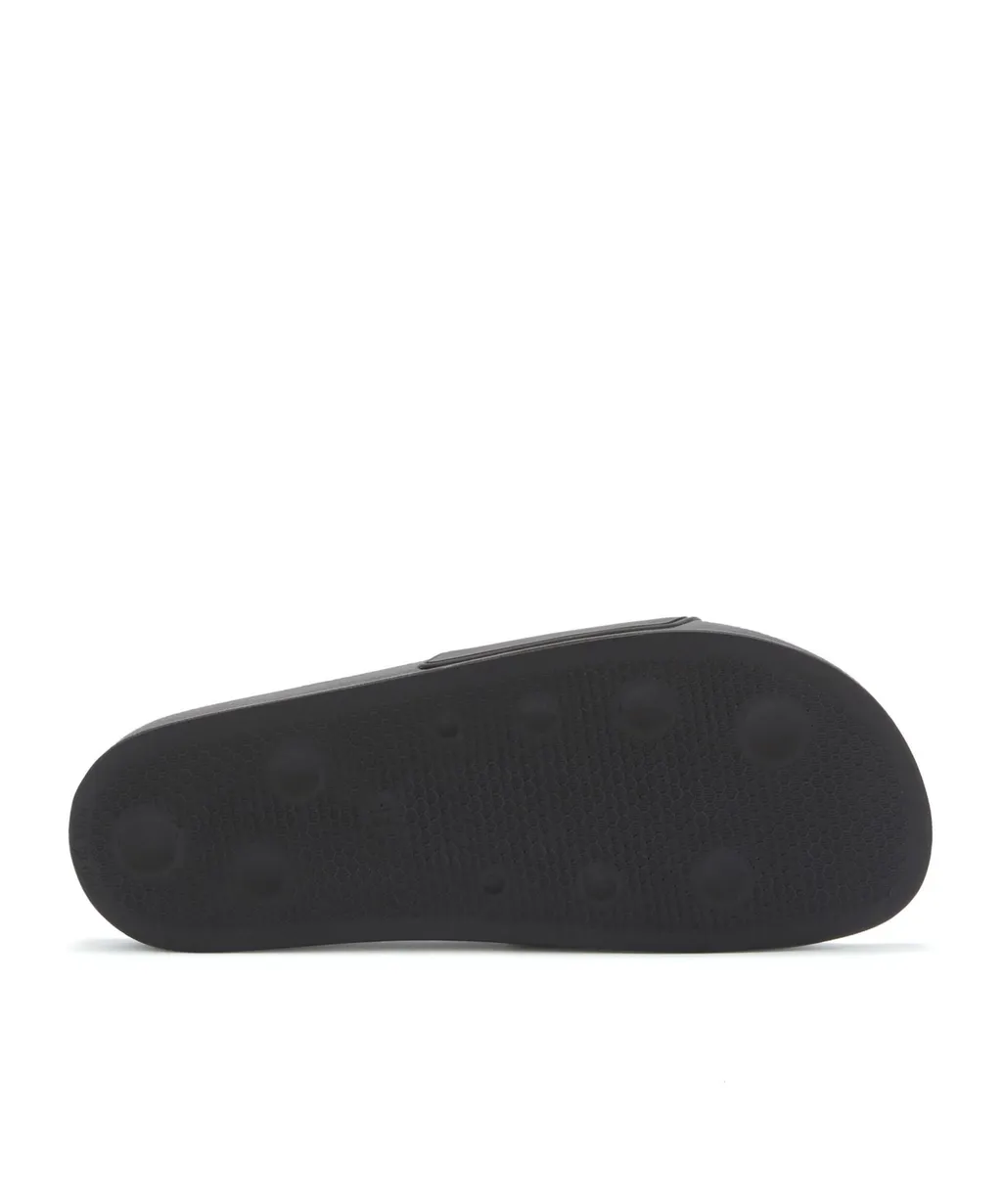 Palm Angels Monogram Patch Round Toe Slides