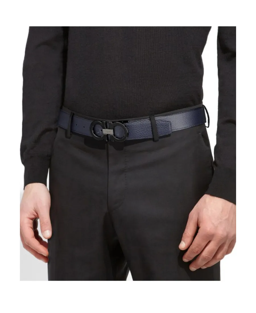 Salvatore Ferragamo Gancini Reversible Belt