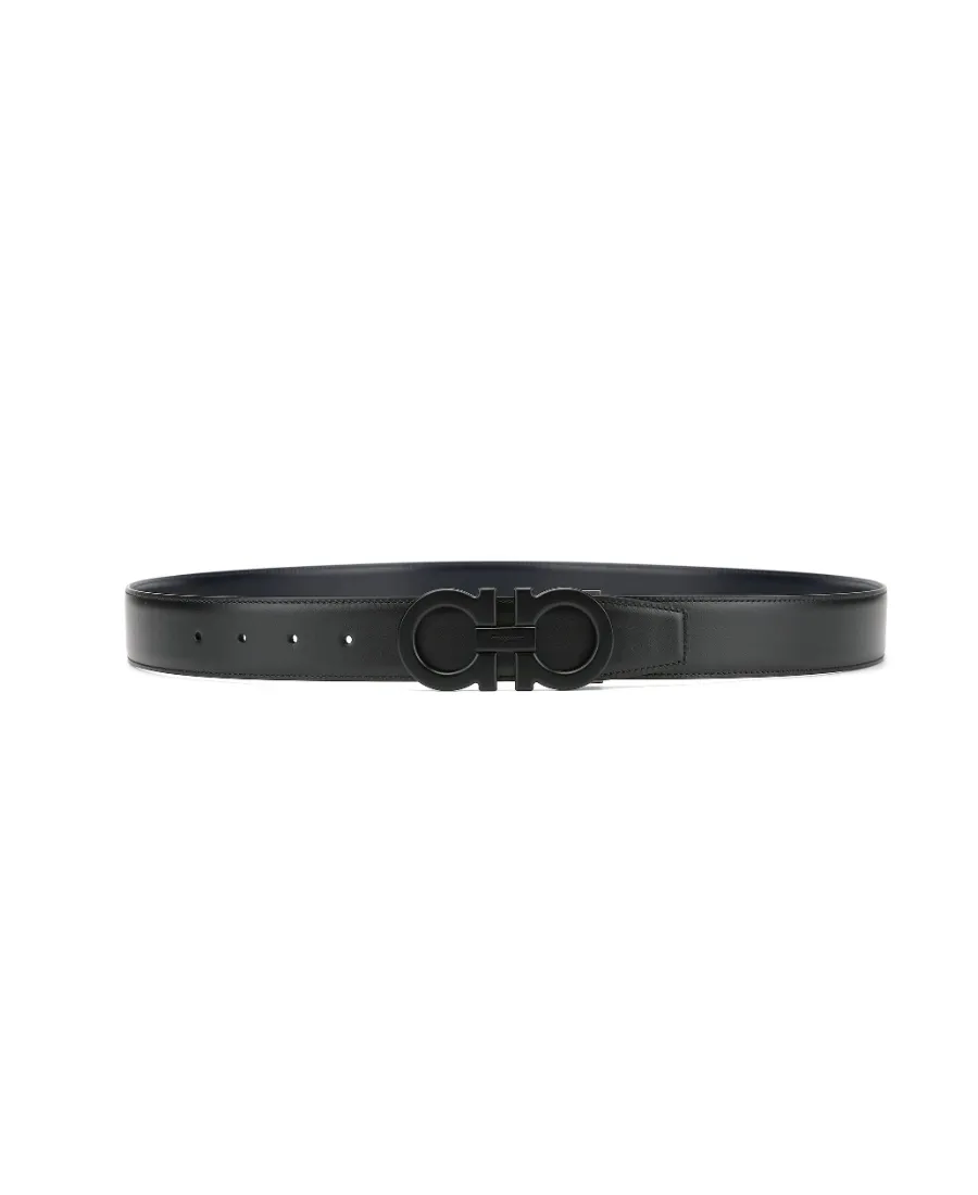 Salvatore Ferragamo Gancini Reversible Belt