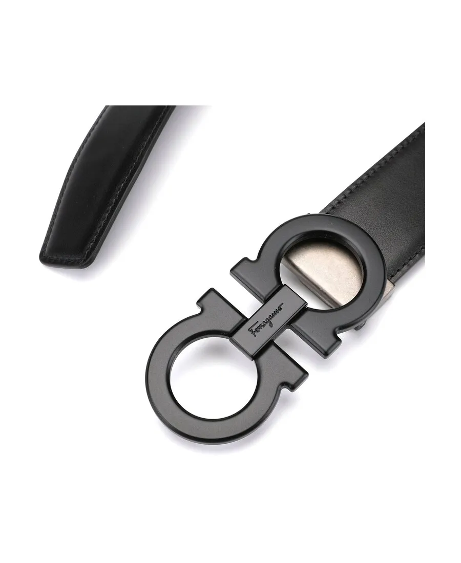 Salvatore Ferragamo Gancini Reversible Belt