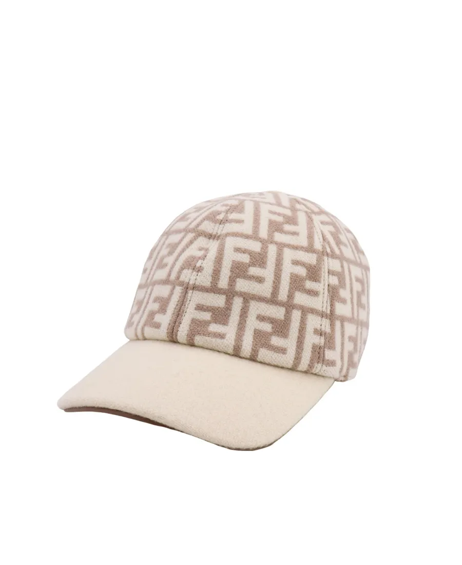 Fendi Allover Ff Motif Baseball Cap