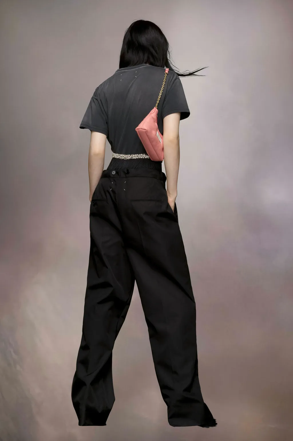 Maison Margiela Reverse Logo Detailed Crewneck T-Shirt