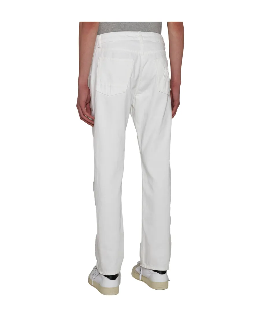 Palm Angels Straight Leg Jeans