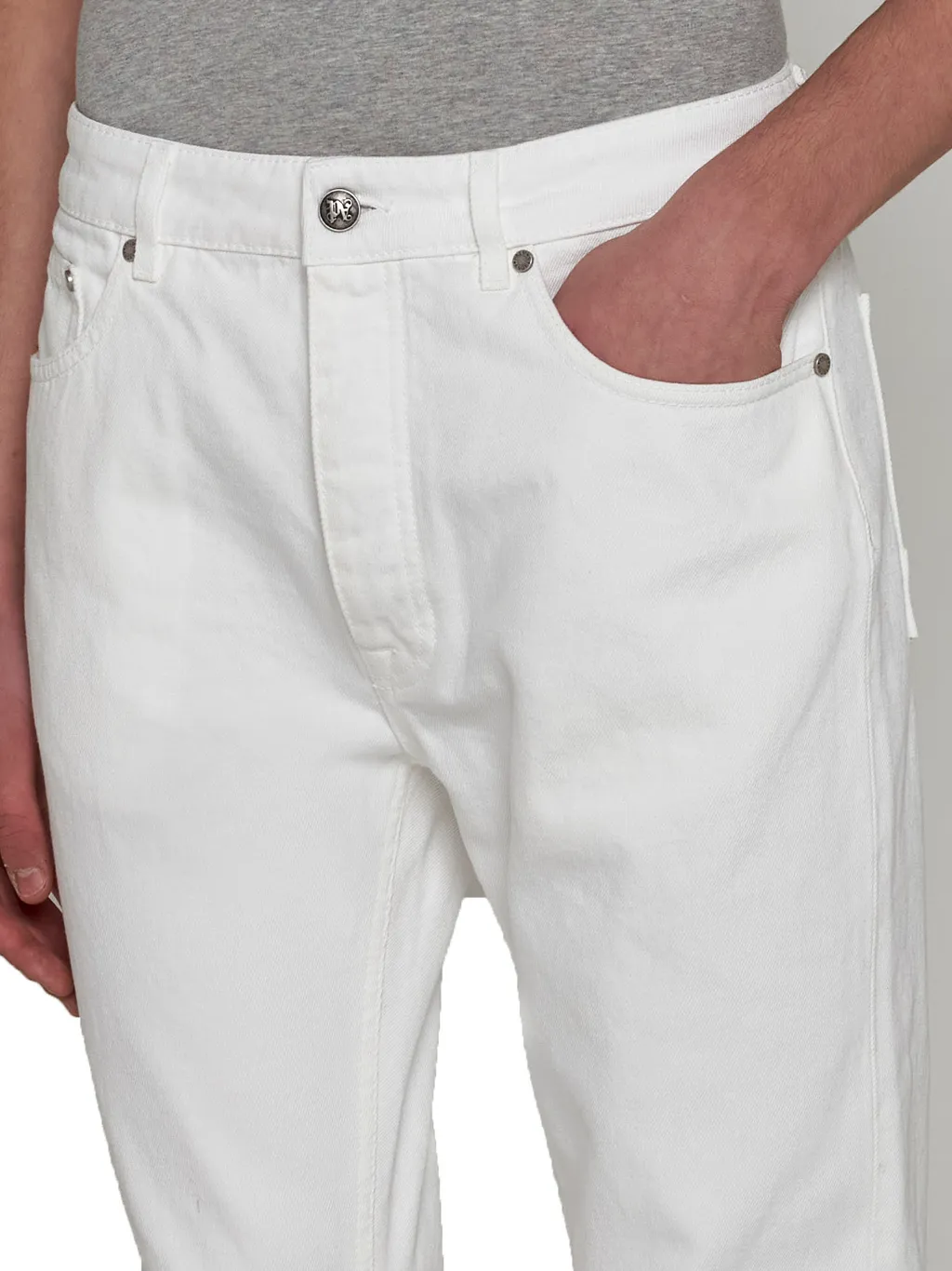 Palm Angels Straight Leg Jeans