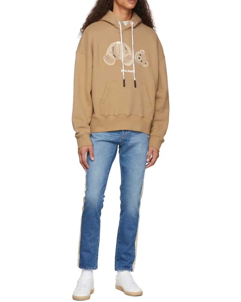 Logo-Print Drawstring Hoodie