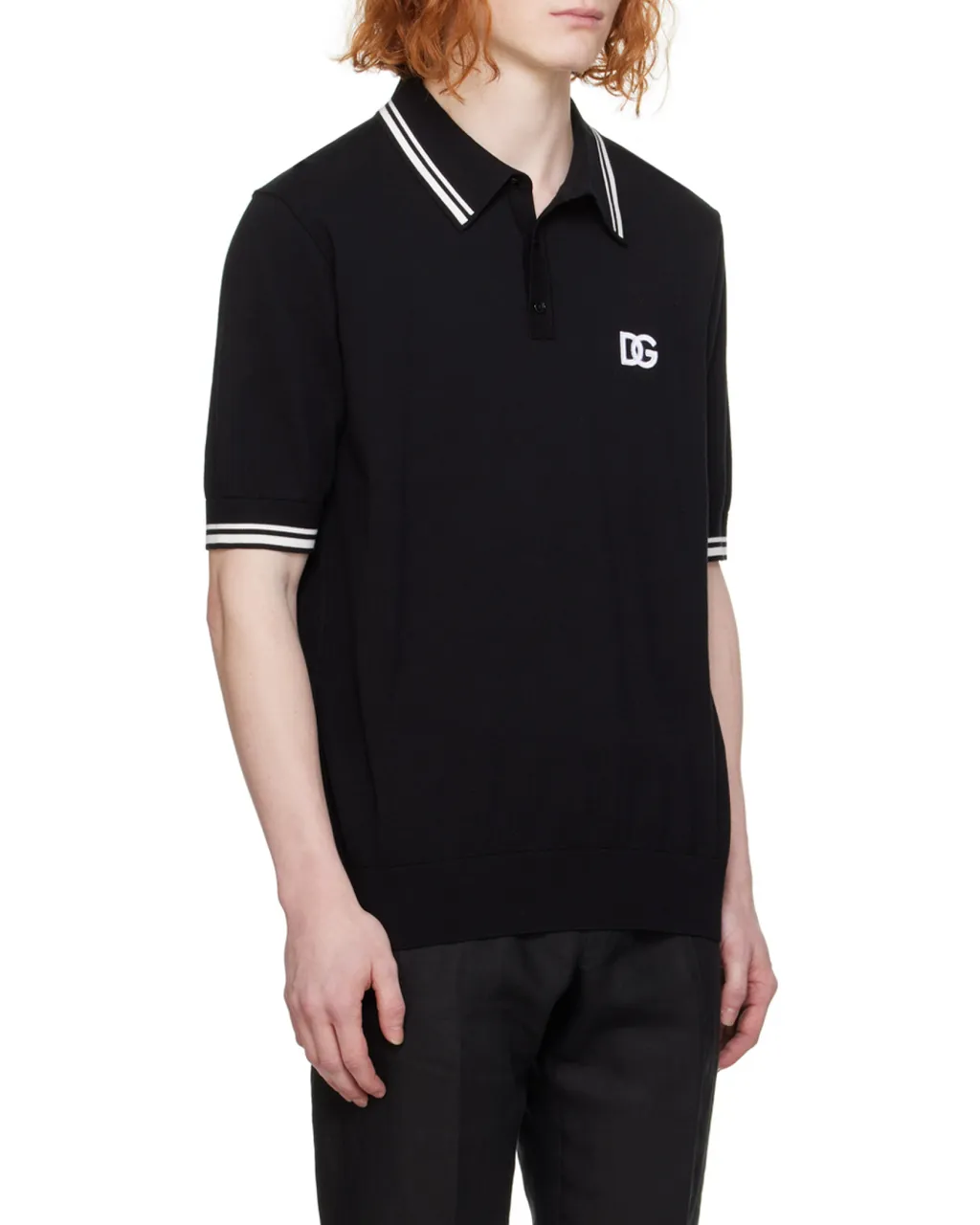 Dolce & Gabbana Dg Logo Embroidered Polo Shirt