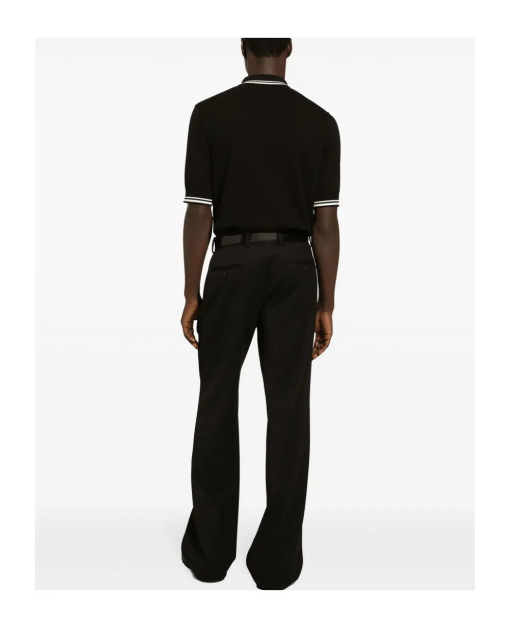 Dolce & Gabbana Dg Logo Embroidered Polo Shirt