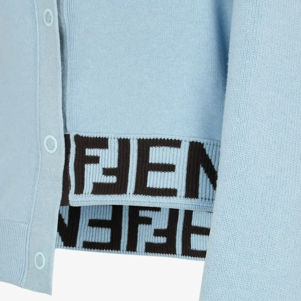 Fendi Cut Out Detailed Cardigan