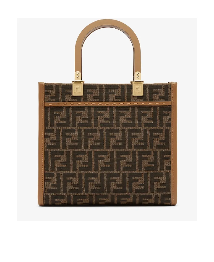 Fendi Sunshine Ff Jacquard Small Top Handle Bag