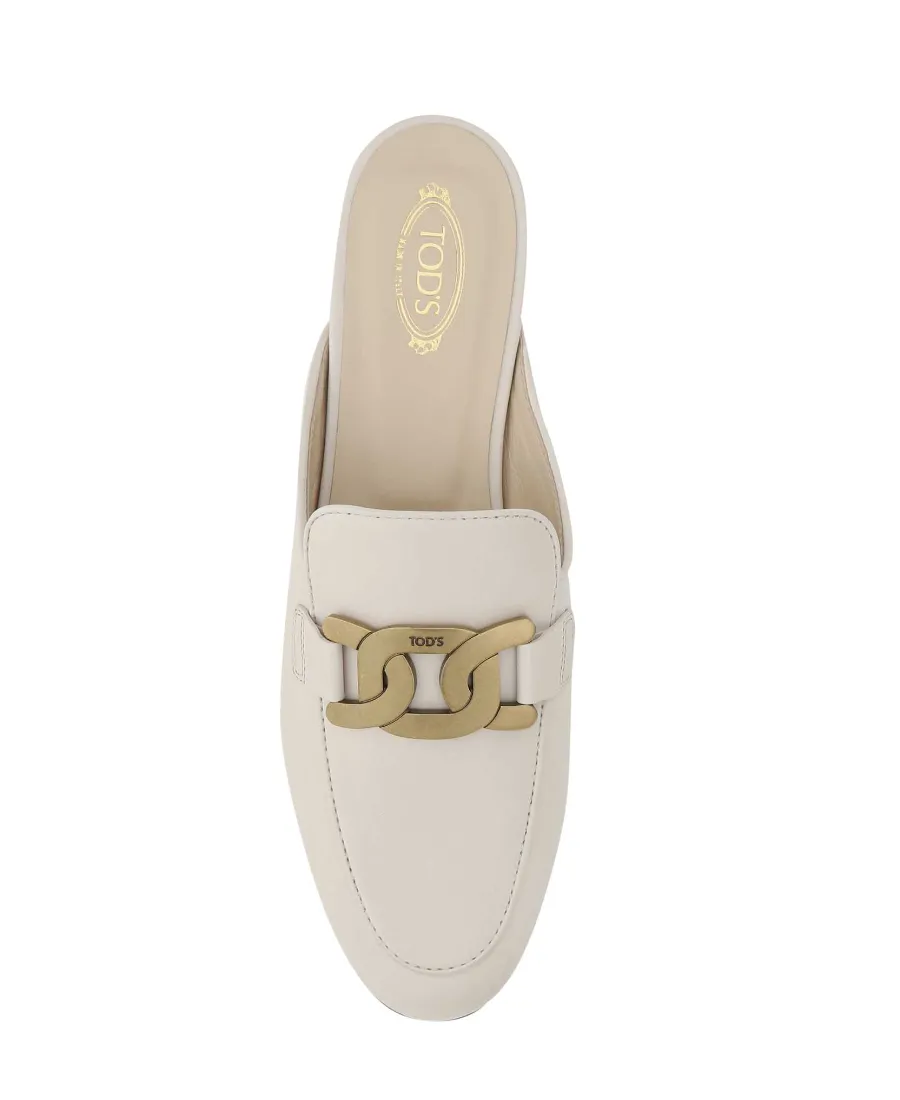 Tod's Chain Detailed Mules
