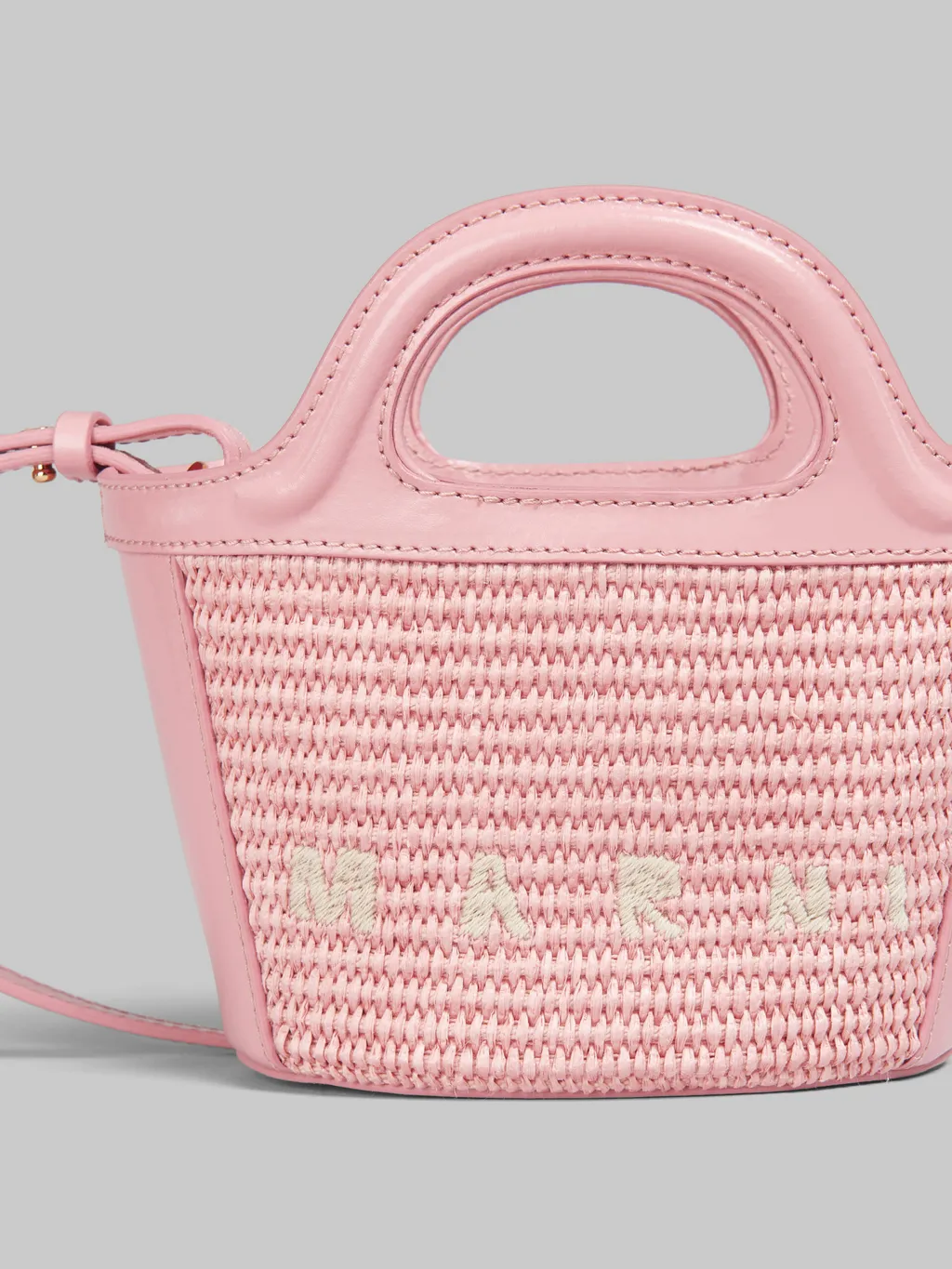 Marni Tropicalia Logo Embroidered Micro Tote Bag