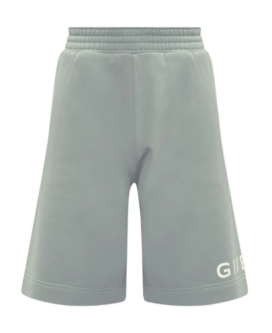 Givenchy Logo Printed Elastic Waist Shorts