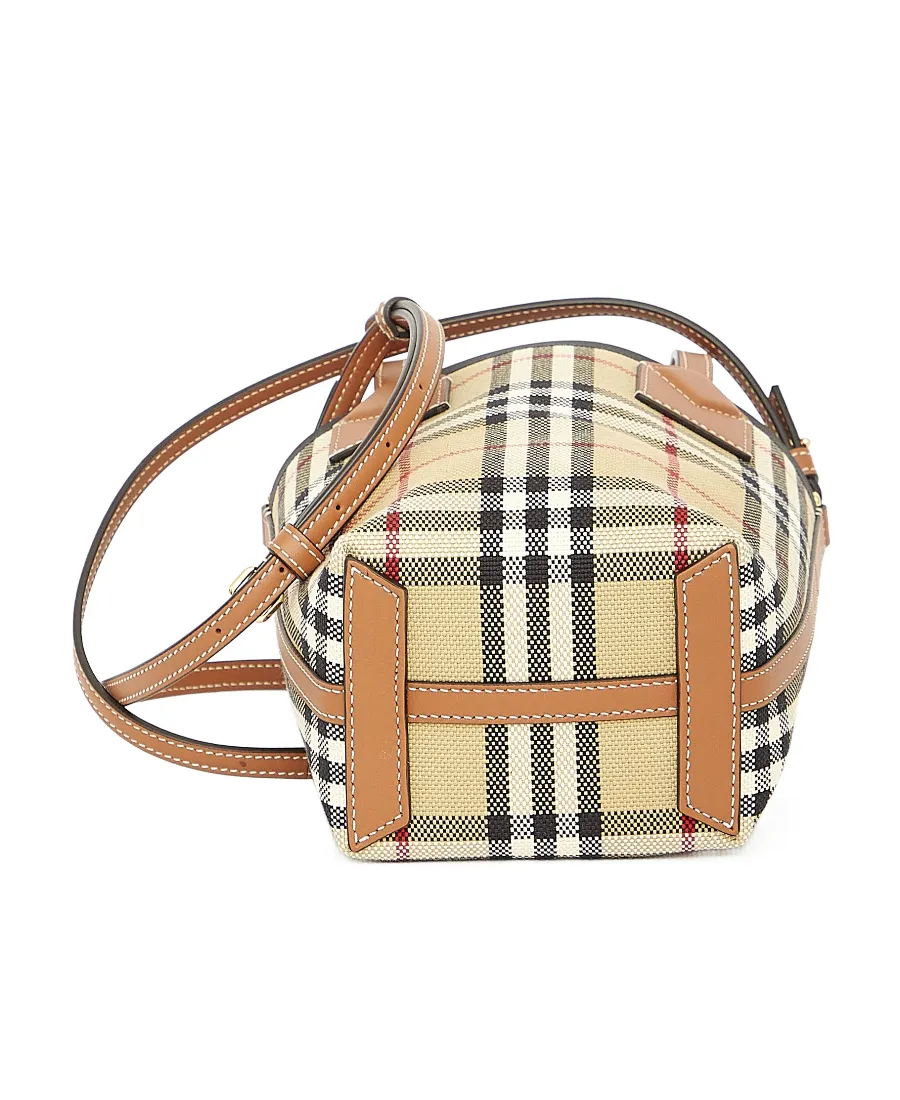 Burberry London Checked Mini Tote Bag