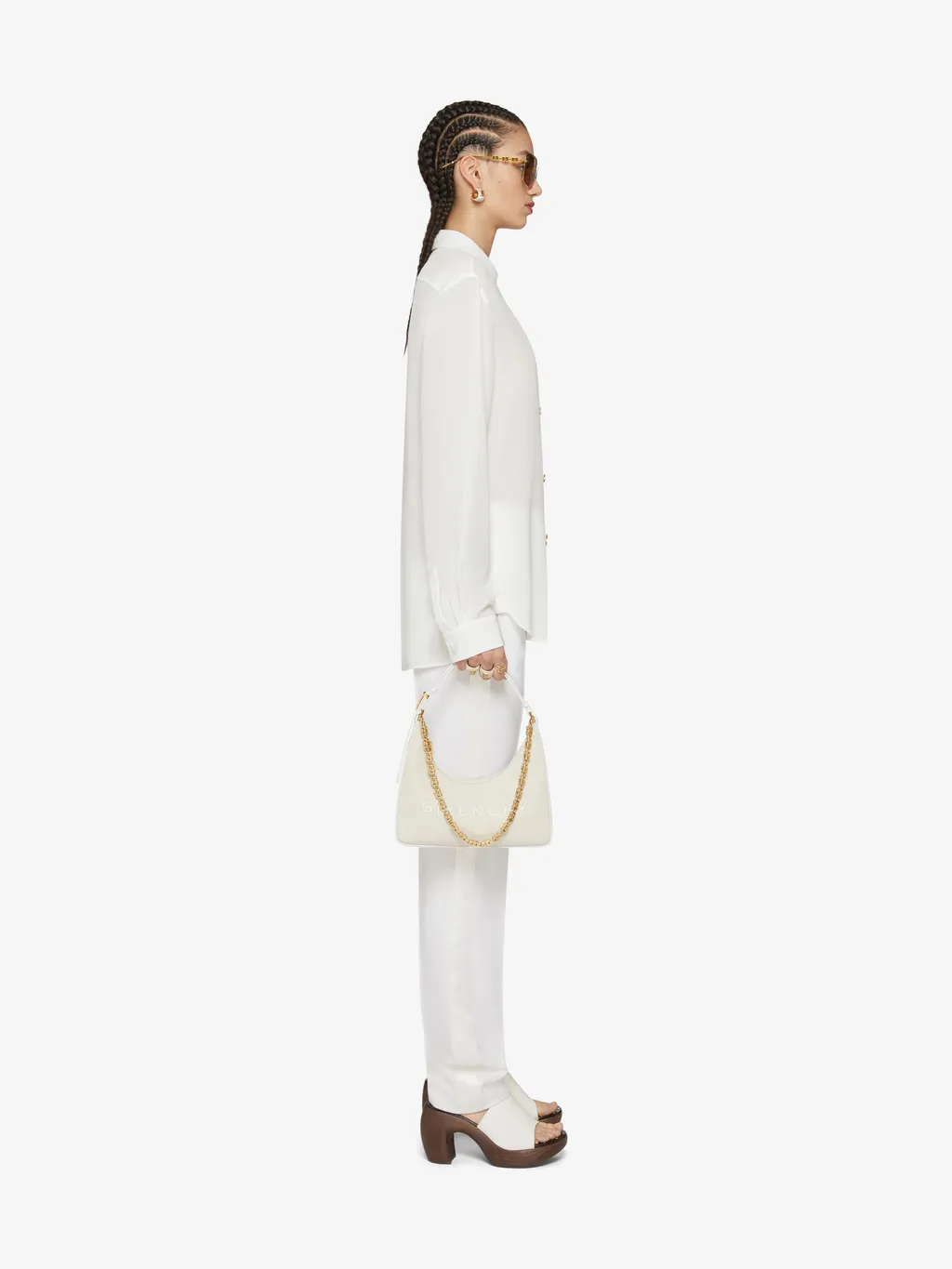 Givenchy Sheer Collared Button-Up Shirt