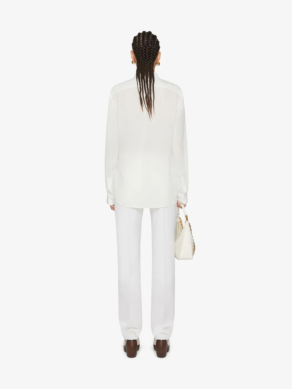Givenchy Sheer Collared Button-Up Shirt