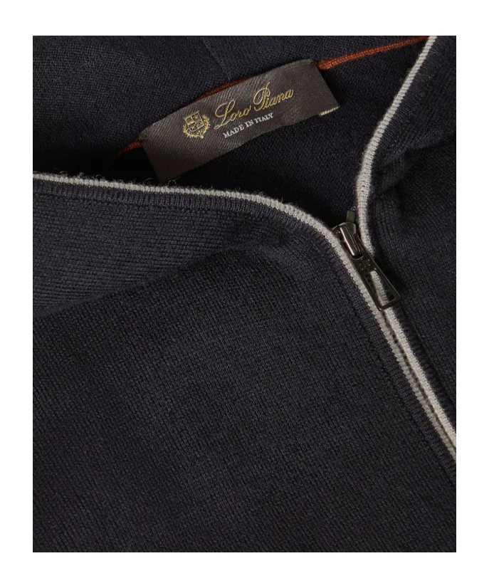 Cashmere Knitted Pilot Jacket