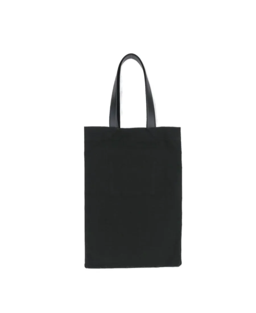 Jil Sander Logo Printed Top Handle Bag