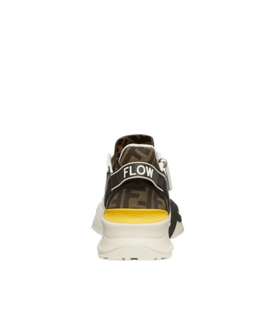 Fendi Flow Color-Block Low-Top Sneakers
