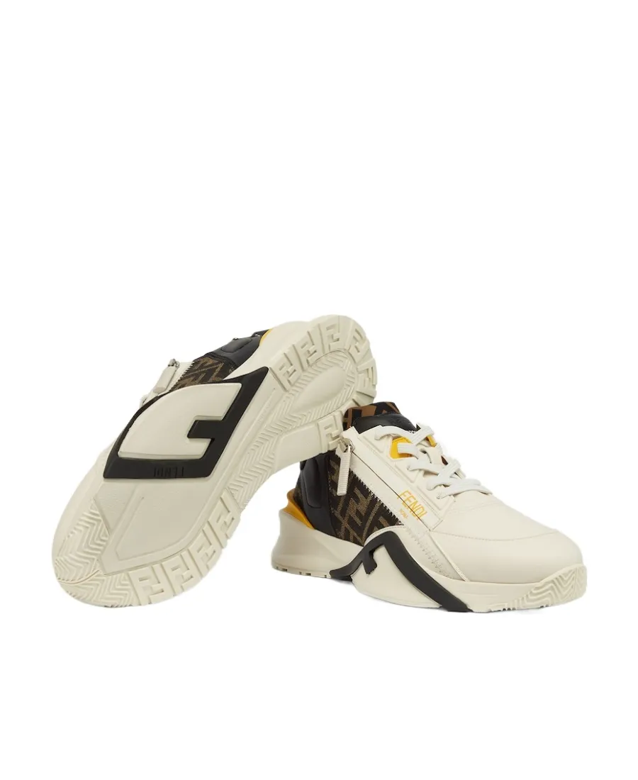 Fendi Flow Color-Block Low-Top Sneakers