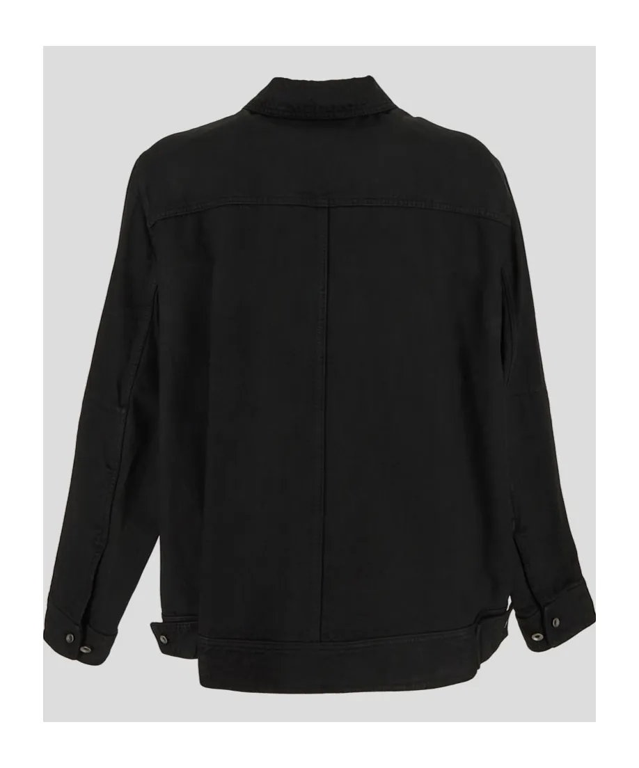 Rick Owens Long-Sleeved Button-Up Jacket