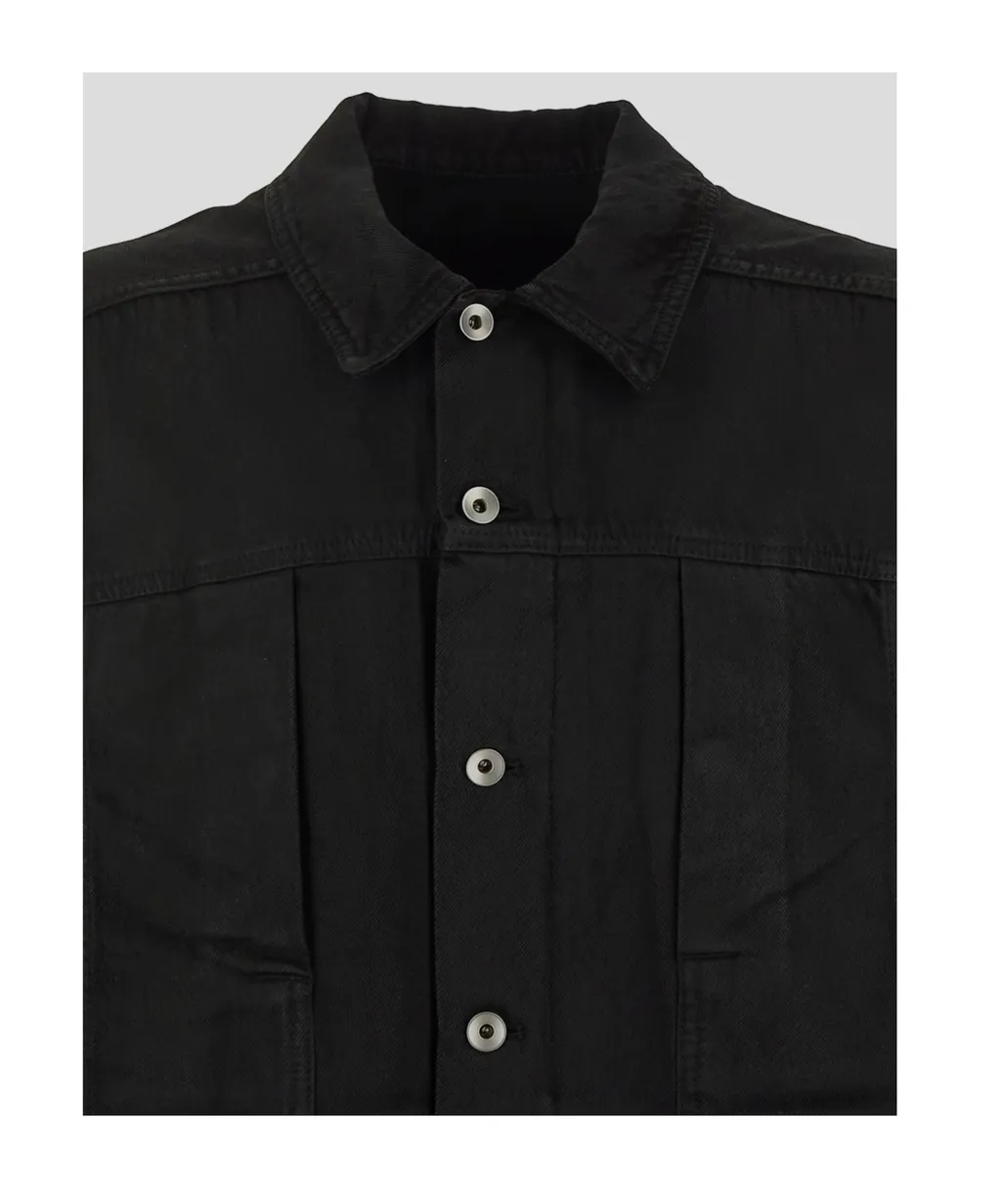 Rick Owens Long-Sleeved Button-Up Jacket