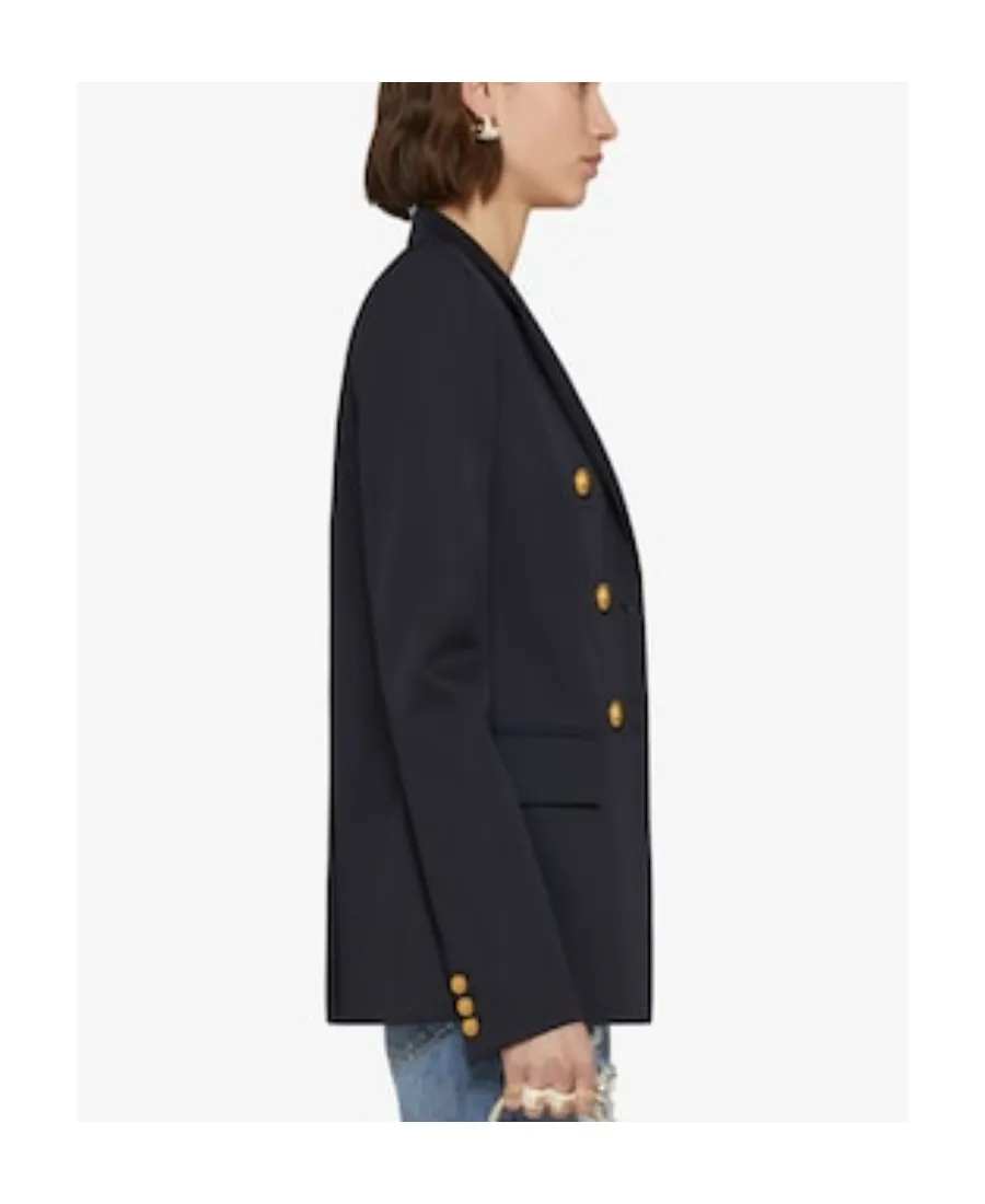 Givenchy Double-Breasted Long-Sleeved Blazer