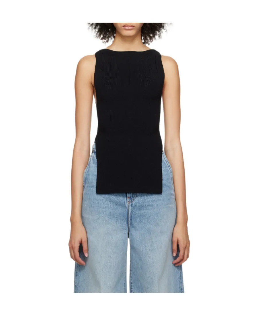 Khaite Crewneck Sleeveless Tank Top