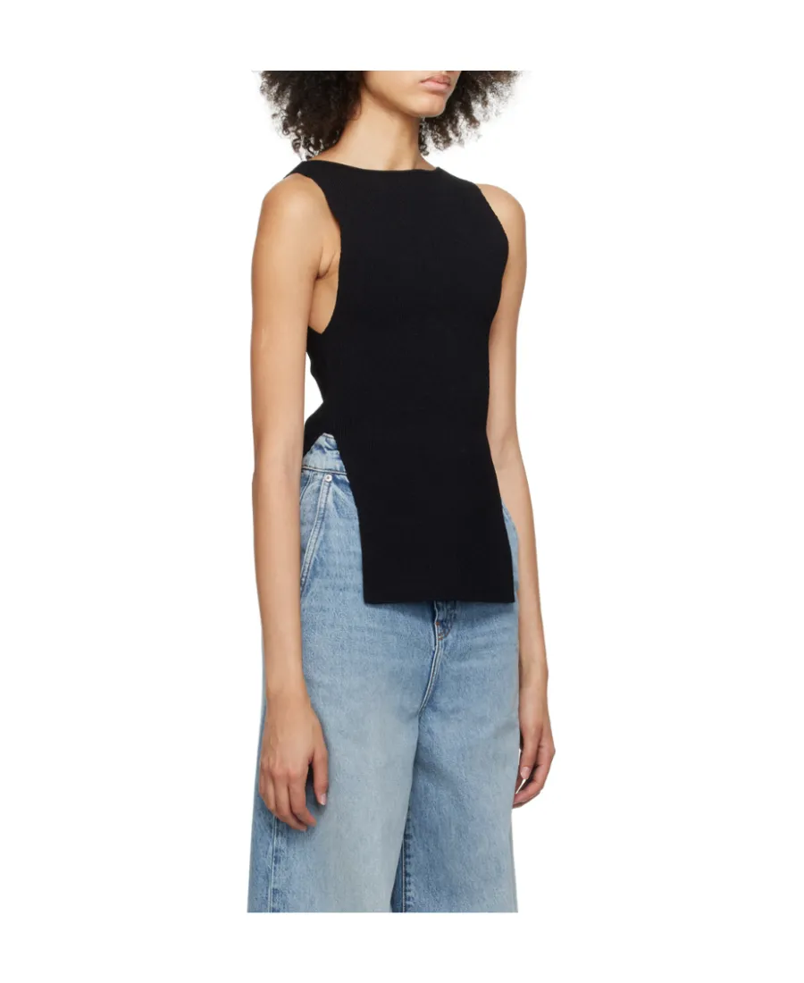 Khaite Crewneck Sleeveless Tank Top
