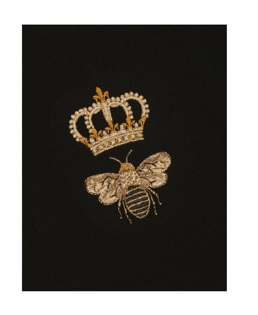 Dolce & Gabbana Logo Embroidered Polo Shirt
