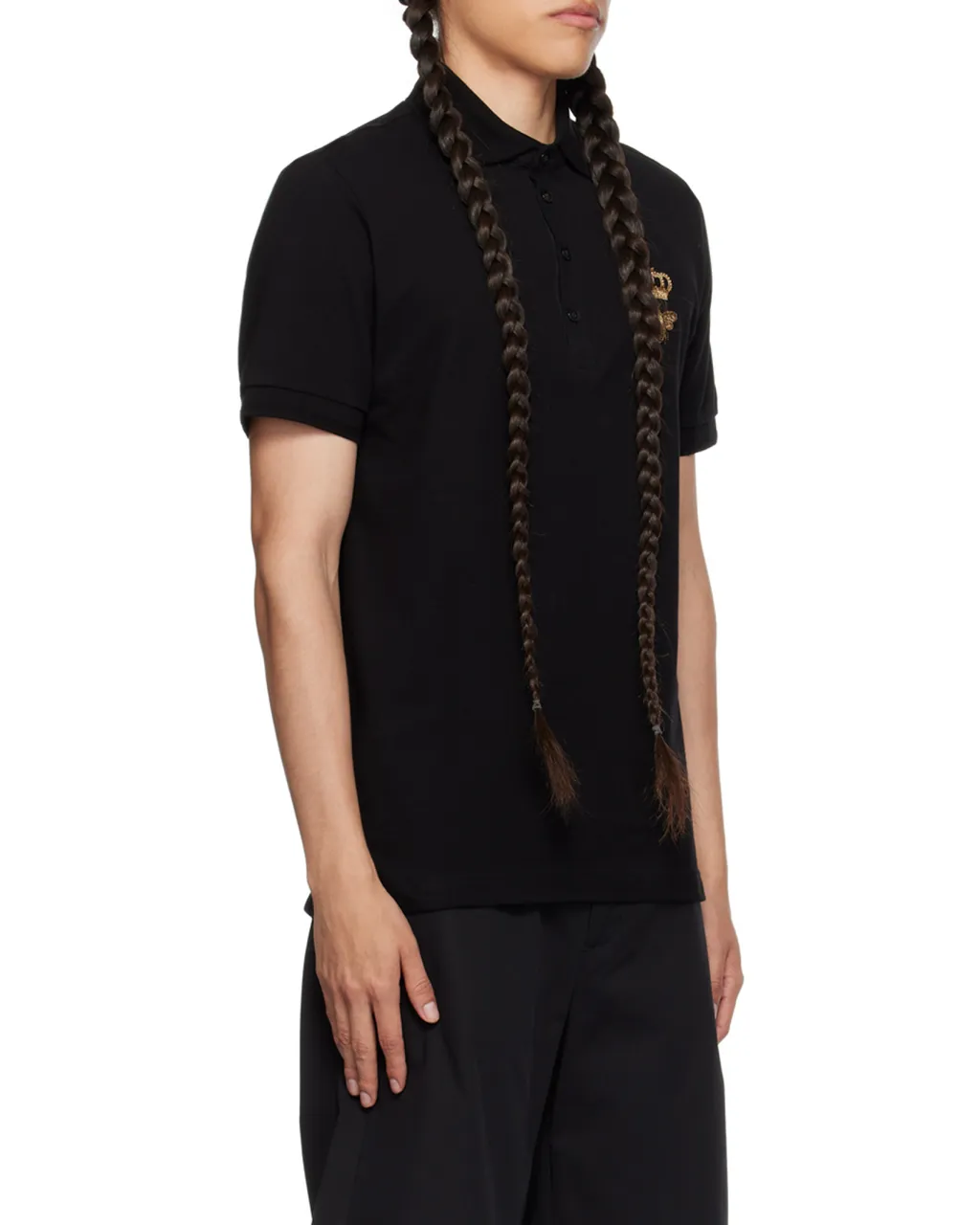 Dolce & Gabbana Logo Embroidered Polo Shirt