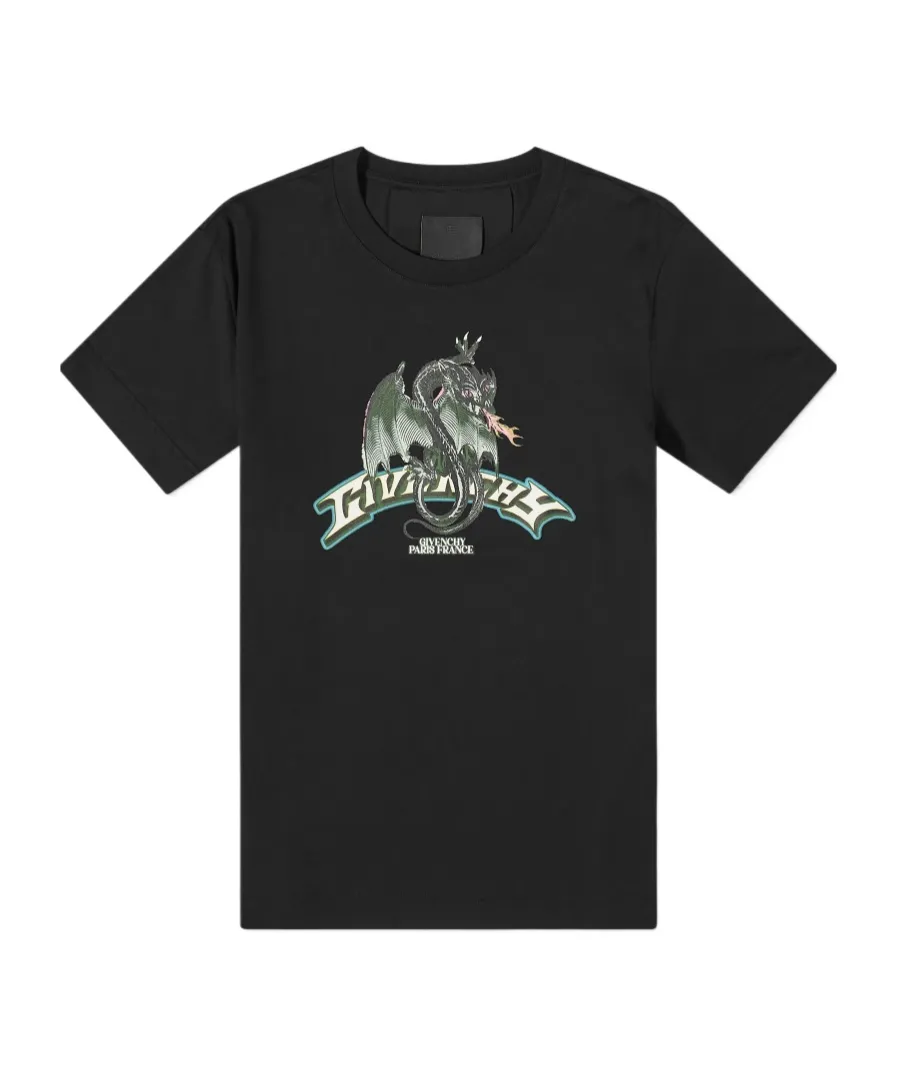 Givenchy Graphic Printed Crewneck T-Shirt