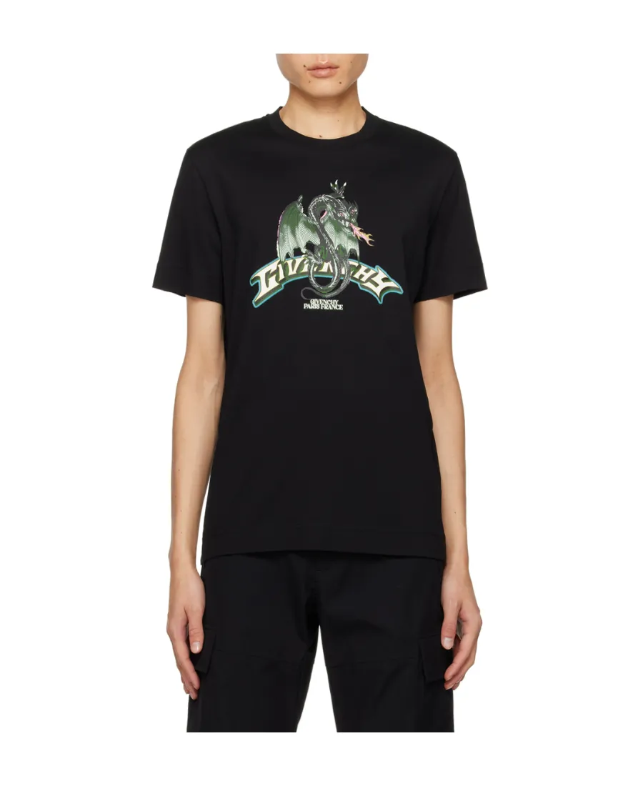 Givenchy Graphic Printed Crewneck T-Shirt