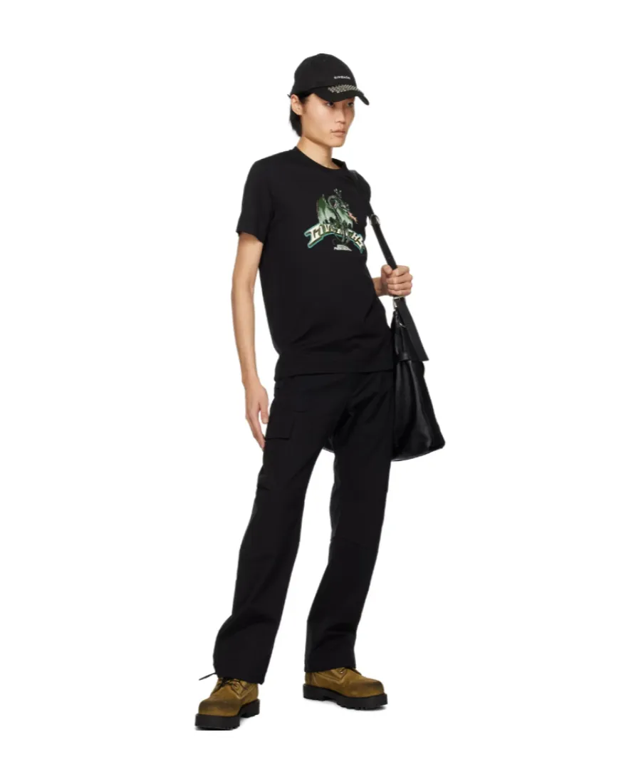 Givenchy Graphic Printed Crewneck T-Shirt