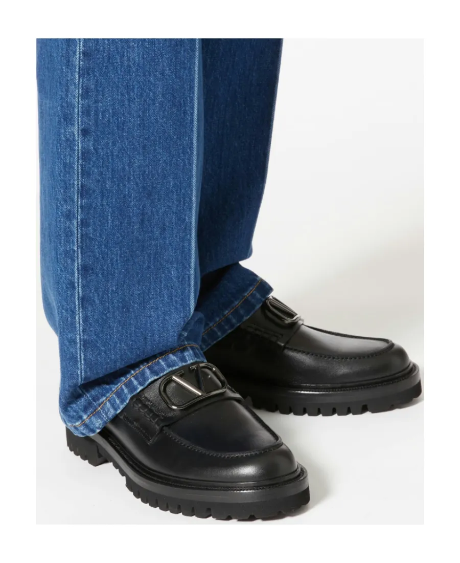 Valentino Vlogo Signature Slip-On Loafers