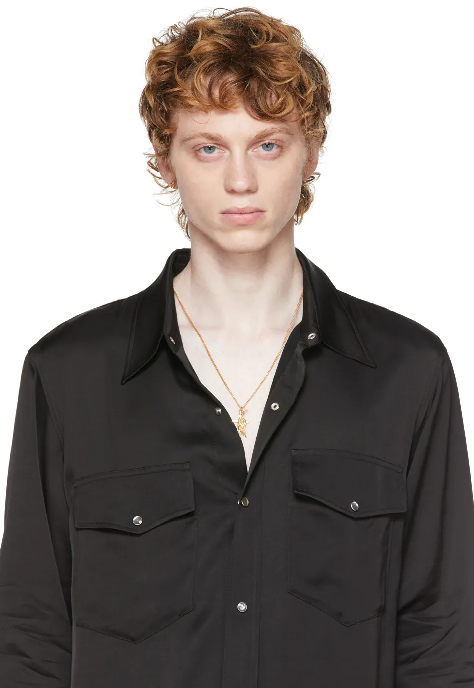 Emanuele Bicocchi Cross And Wing Necklace