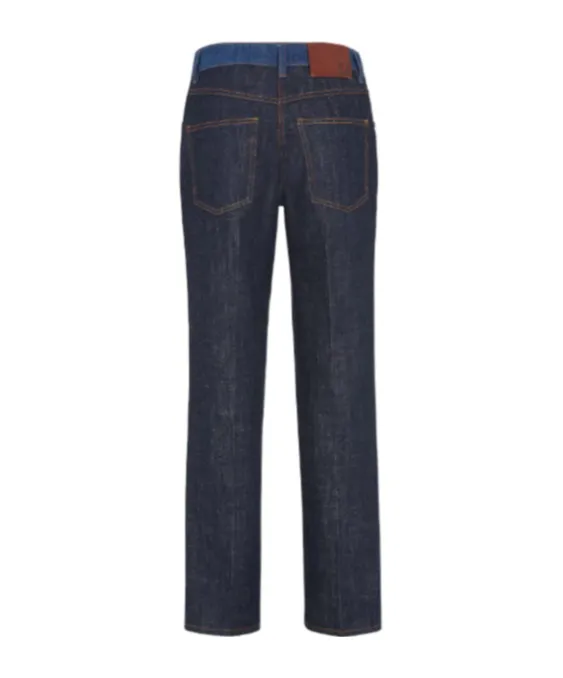 Fendi Ff Logo Slim-Fit Jeans