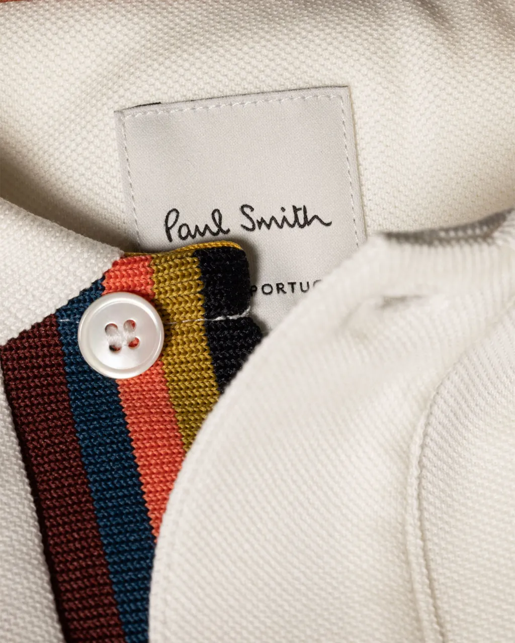 Paul Smith Artist Stripe Placket Polo Shirt