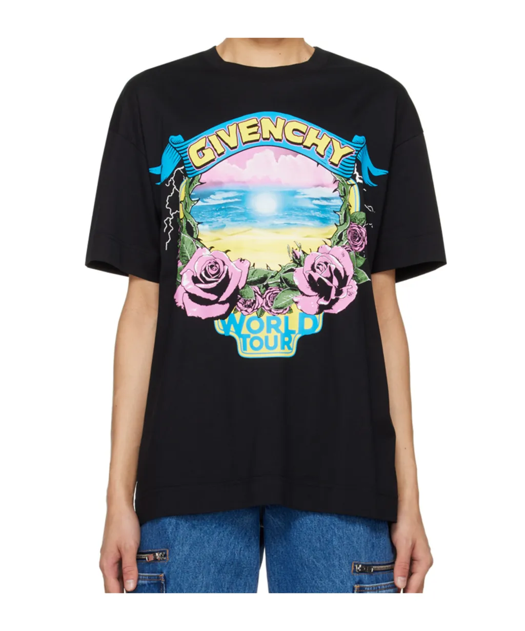 Givenchy Logo Printed Crewneck T-Shirt