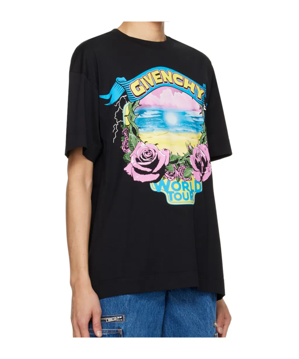 Givenchy Logo Printed Crewneck T-Shirt