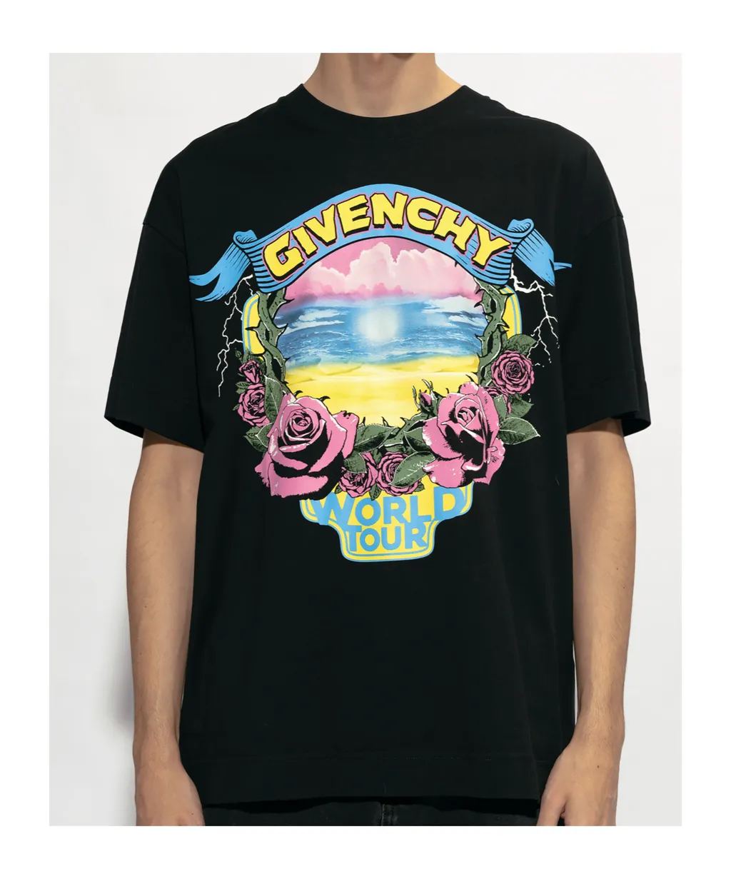 Givenchy Logo Printed Crewneck T-Shirt