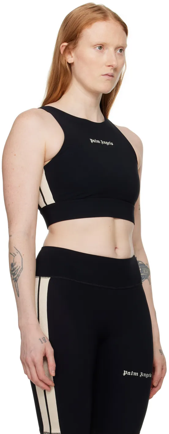 Palm Angels Logo Printed Sports Top