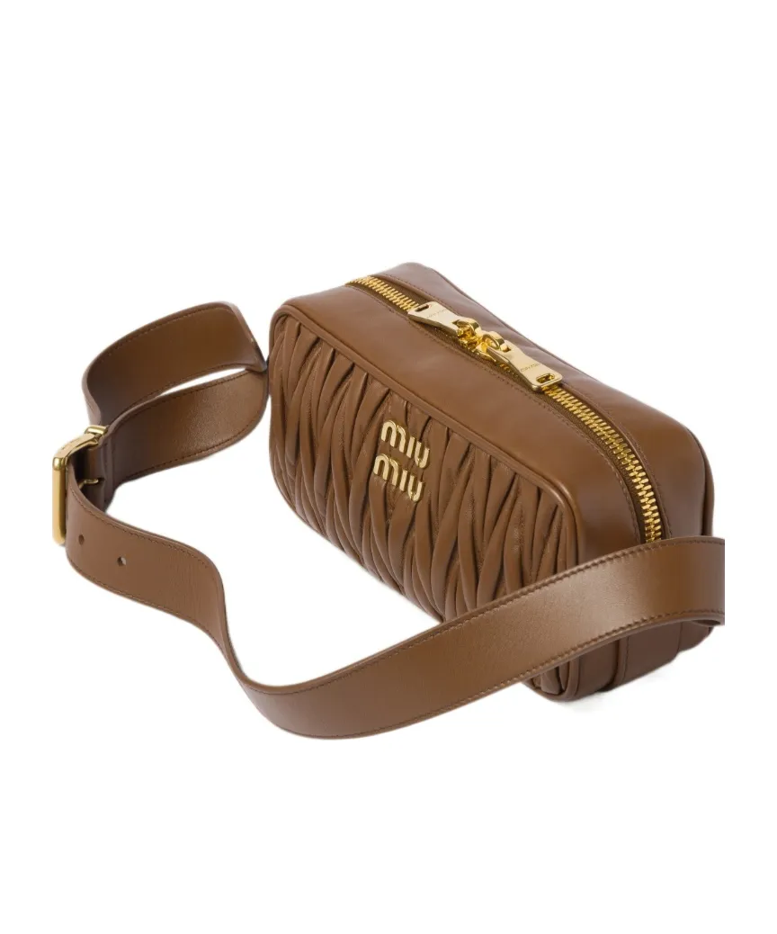 Matelassé Nappa Leather Shoulder Bag