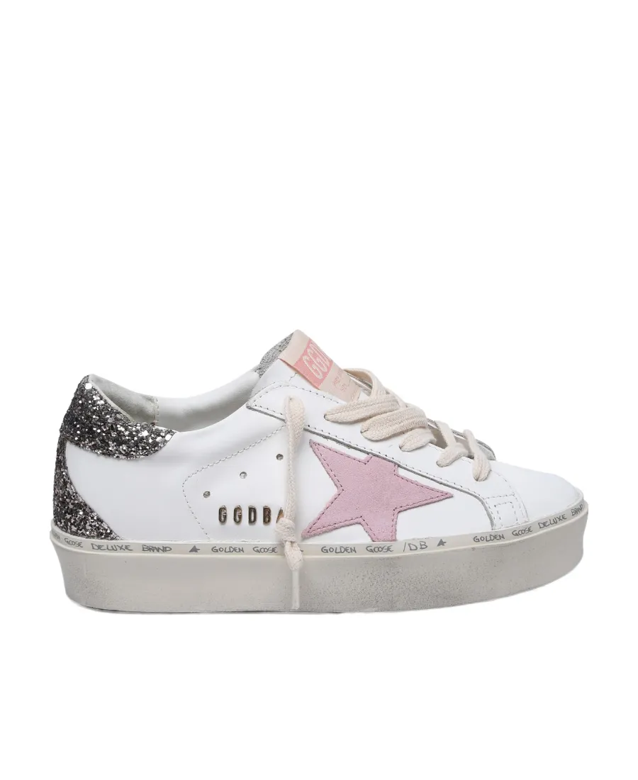 Golden Goose Deluxe Brand Hi-Star Glittered Sneakers