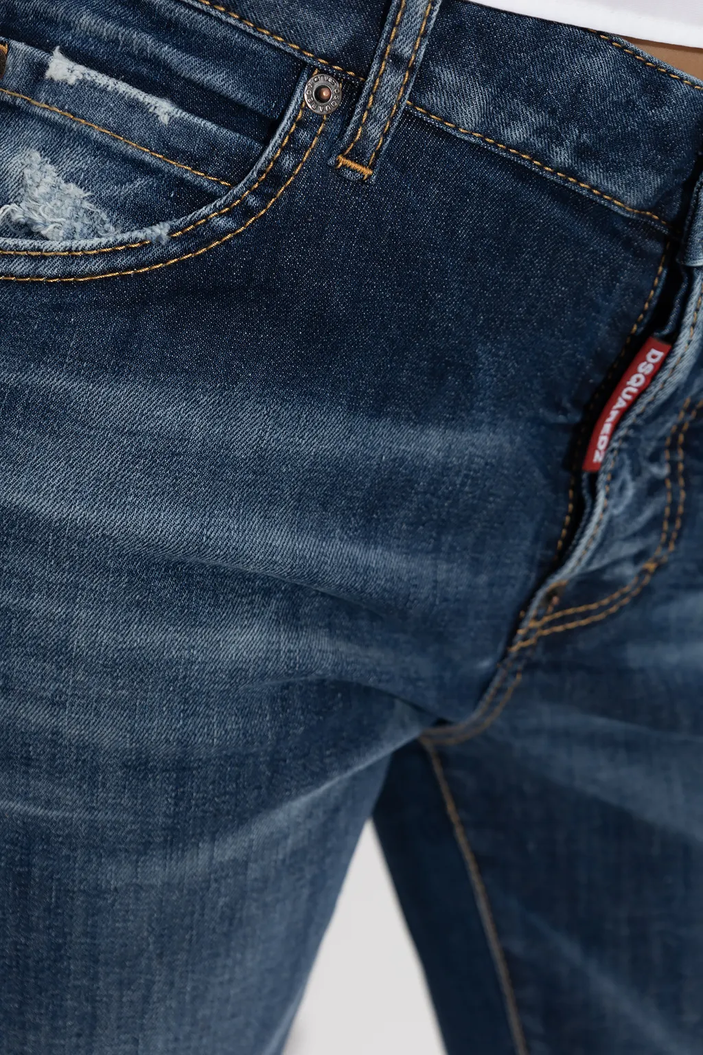 Dsquared2 Distressed Cropped Jeans
