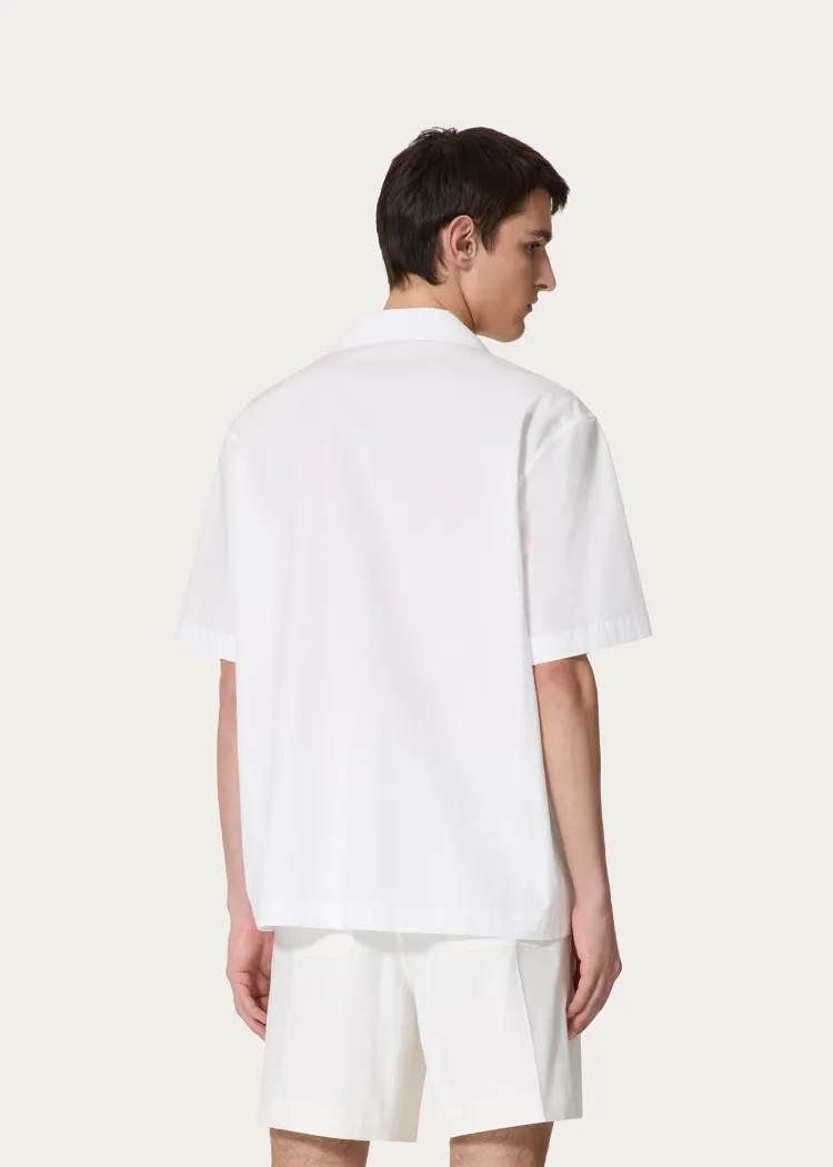 Valentino Logo Plaque Short-Sleeved Shirt